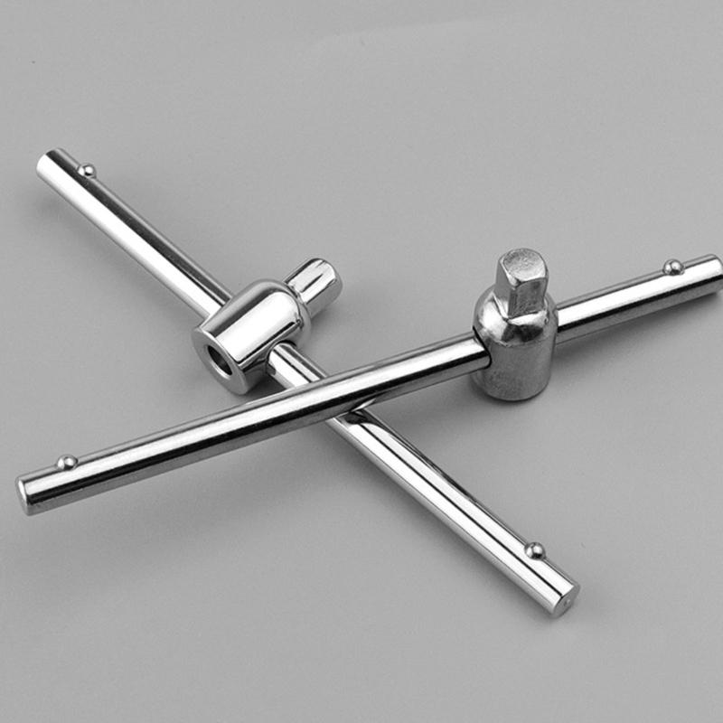 1/4" Drive Carbon Steel Sliding Handle Adapter 2 Pack Socket Wrench Extension For Tight Space Car Repair