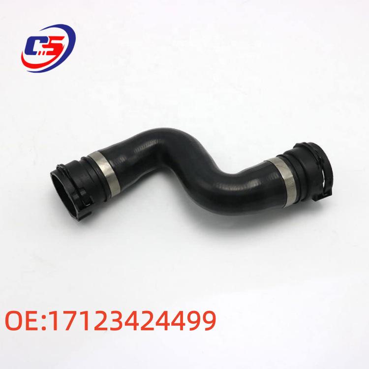 Compatible BMW X3 E83 Radiator Coolant Hose - Rubber OE17123424499