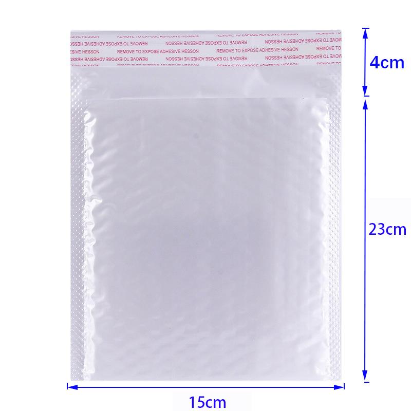 50Pcs Bubble Mailers White Poly Bubble Mailer Self Seal Padded Gift Bag Packaging Envelope Bags Book Shipping Package Bag