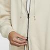 Nike Nsw Sportswear Long Sleeve Open Front Fleece Hoodie Women Outerwear Oatmeal CU7071-140