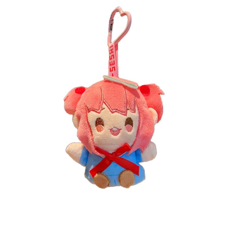 Plush Cartoon Characters Keychain Stuffed Doll Pendant Backpack Gift Decoration