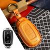 Car Key Case Cover Fob Accessories For Hyundai Palisade Fiesta Custo Sonata Leather Keychain Holder Keyring Protective Bag Vantu