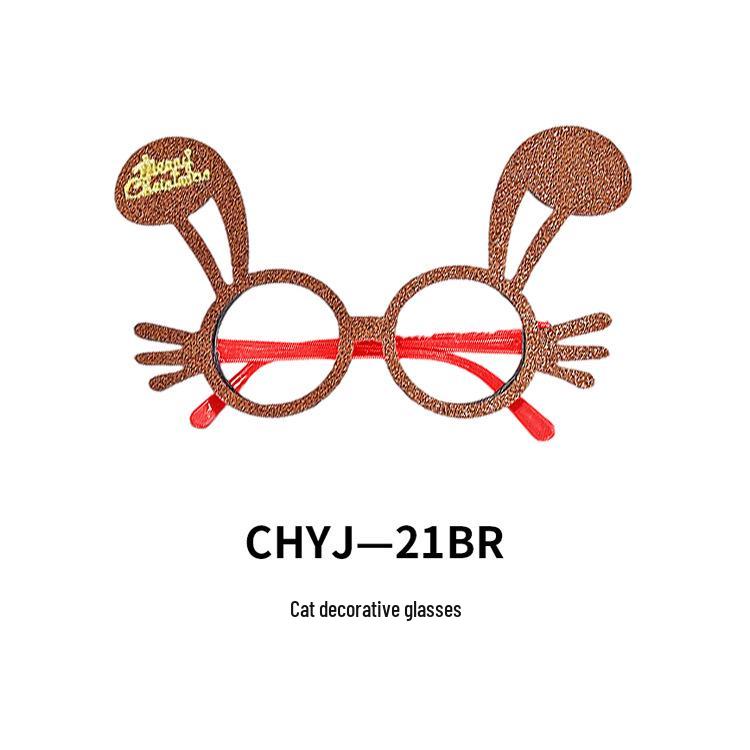 Kreative Weihnachtsbrillen - Weihnachtsmann, Schneemann, Geweih für Erwachsene & Kinder