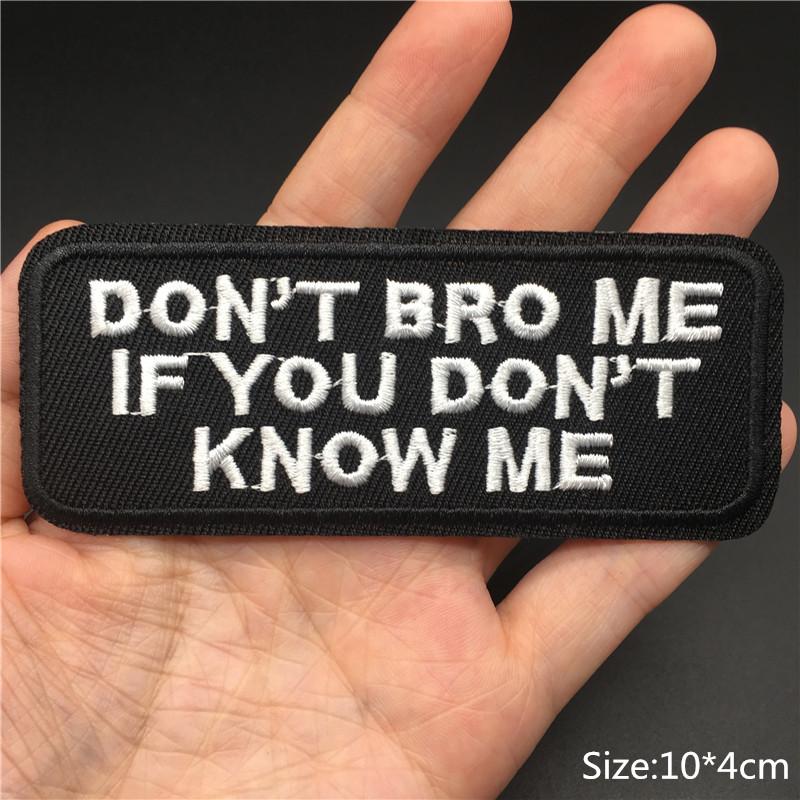 Letters Embroidered Patches For Clothing Iron On Patches Text Diy Appliques For Clothes Jacket Stripes Slogan Stickers