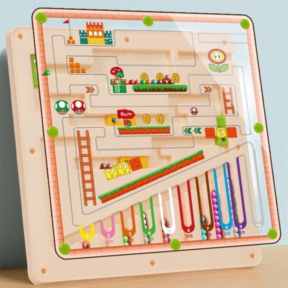 Children's Magnetic Maze Walking Ball Baby Concentration Training, Writing Logic Thinking 3 Year Old Early Education Puzzle Toy