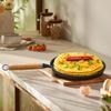 20cm Cast Iron Non-Stick Frying Pan Without Coating, Durable And Scratch-Resistant, Healthy