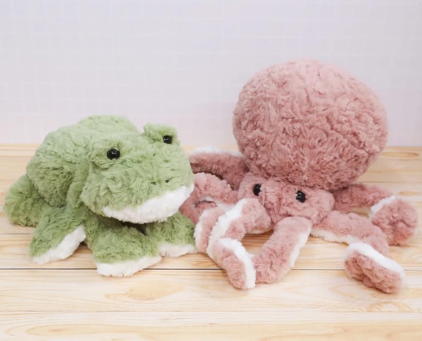 Naitou Design Mops Plush Octopus Suitable for ages 6 and up Approximately 38cm in length - -