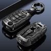 Funda de Piel para Llave de Coche Nueva de 3 Botones Protectora para Wuling Hongguang Baojun 630 730 560 310 Mando Plegable Llavero Accesorios