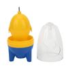 Egg Spinner Fun Shape High Torsion Rotation Homogeneous Hand Powered Portable Golden Egg Maker Blue