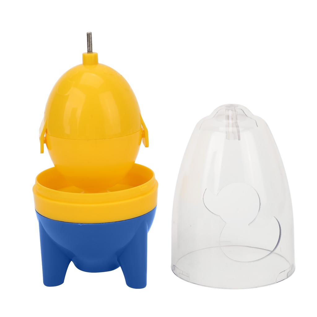 Egg Spinner Fun Shape High Torsion Rotation Homogeneous Hand Powered Portable Golden Egg Maker Blue