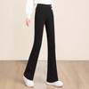 Sibaisha 2025 Fall Women's High-Waist Slimming Flare Pants