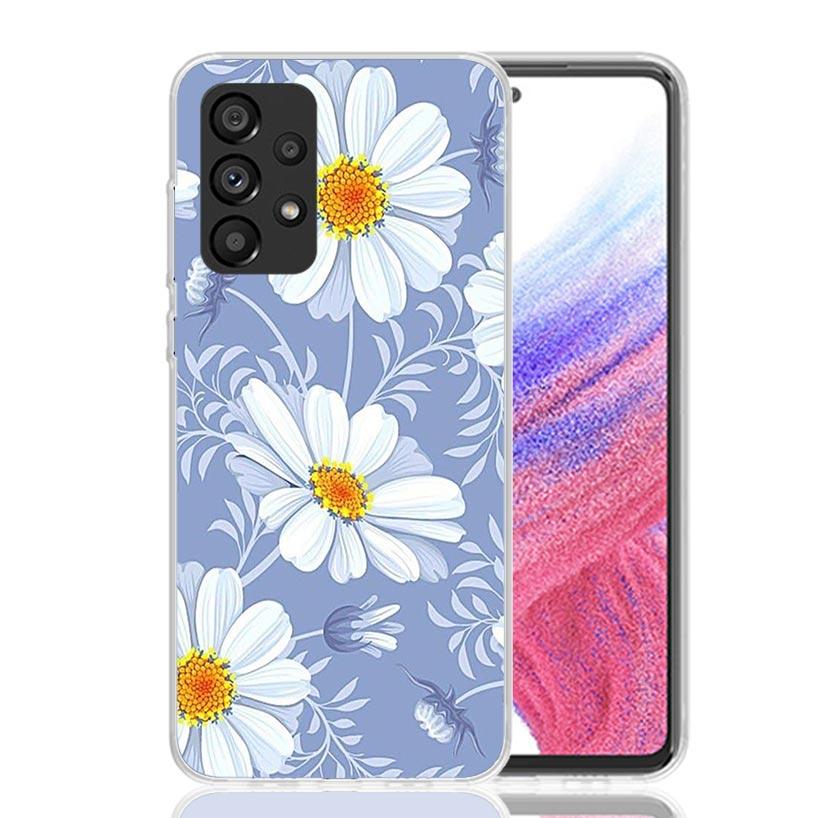 Daisy Daisies Art Floral Phone Case For Samsung Galaxy A13 A14 A15 A16 A53 A54 A55 A56 A33 A34 A35 A36 A23 A24 A25 A26 A05S A04S
