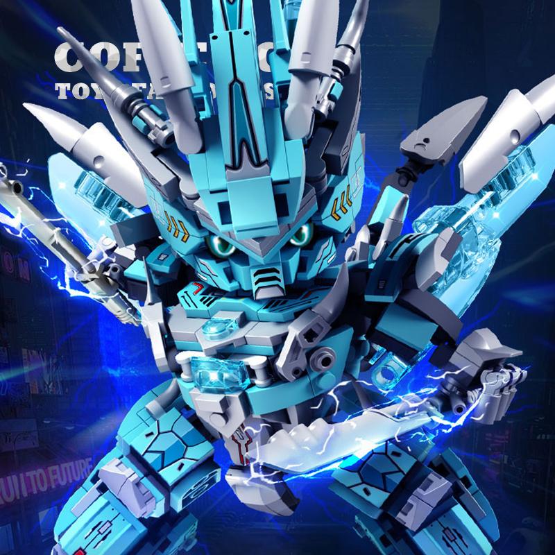 Transformable Dragon Robot Building Kit 2 in 1 Mecha Snake Warrior MOC Bricks 3D Model Action Figure Blocks Toys Adult Kids Gift