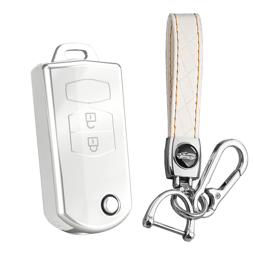 [KUNIO] Чехол для ключей Mazda Держатель для ключей Премиальный силиконовый чехол-раскладушка для ключей Mazda Mazda