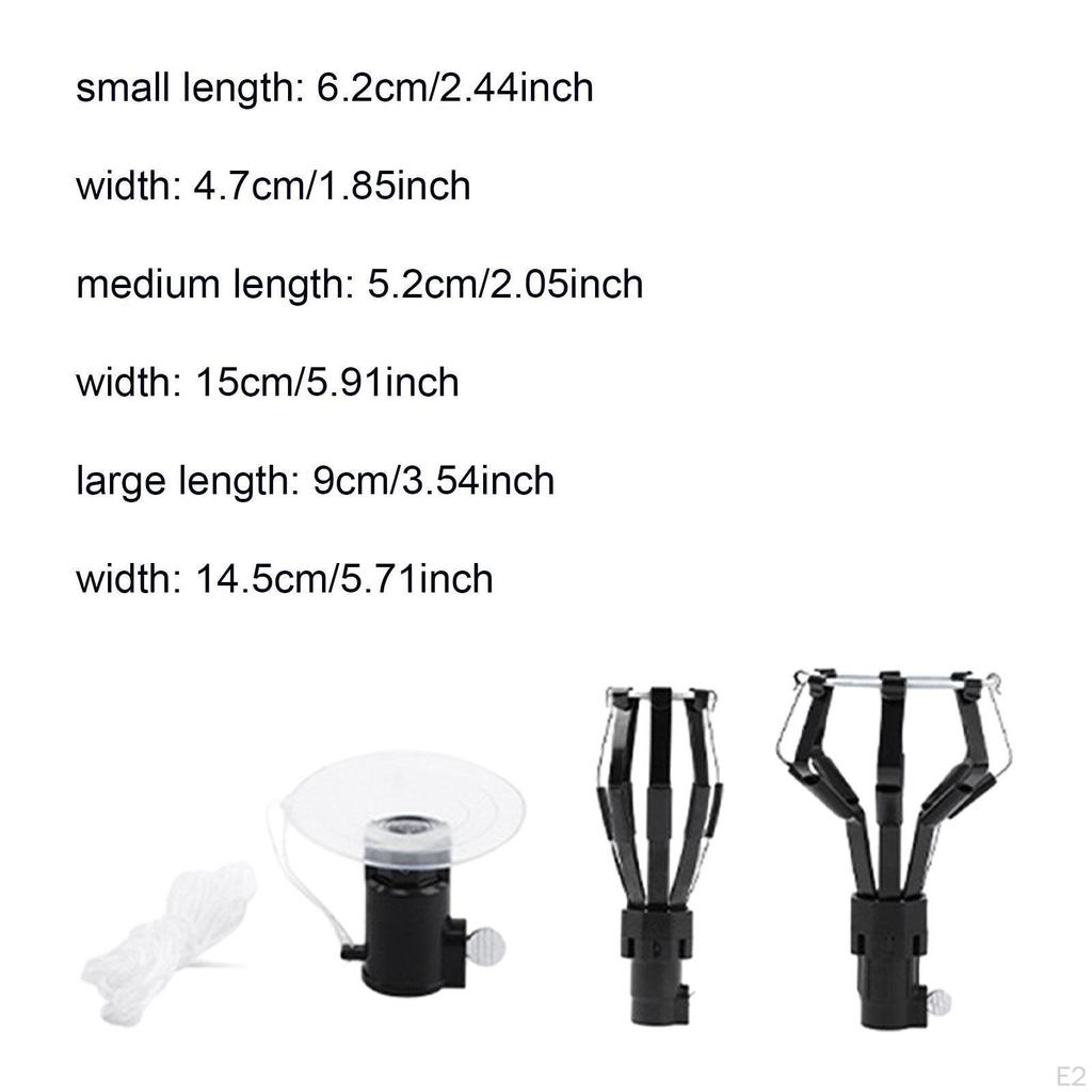 Lightbulb Changer Kit High Reach 3 Piece Set Lamp Changing Multipurpose for