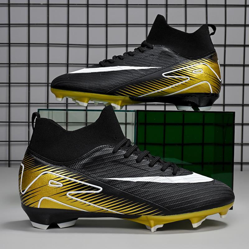 Youth Soccer Shoes Men Women Professional Training Outdoor Football Shoes Anti Slip Wear-resistant Trendy Football Boots for Man