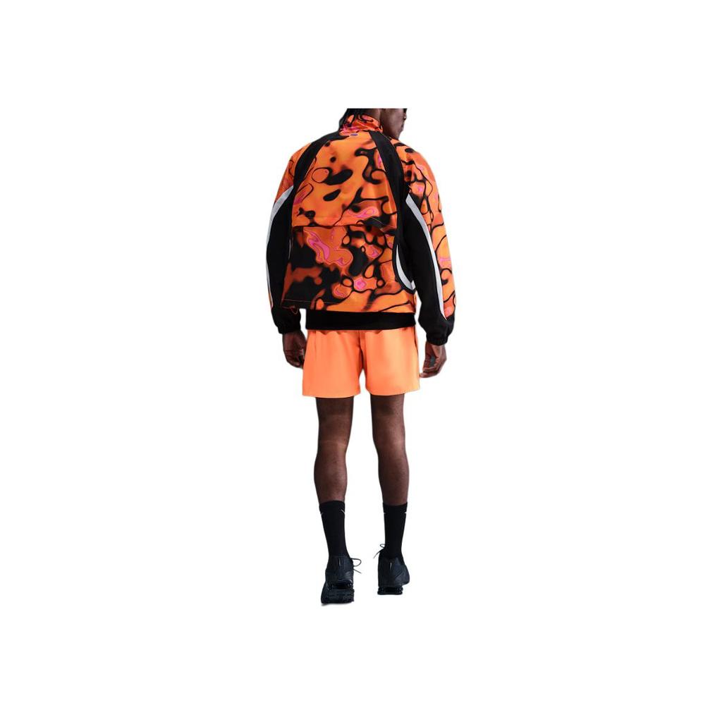 Nike Logo All Over Print Stand Collar Zip Long Sleeve Jacket Men Jacket HV0913-819