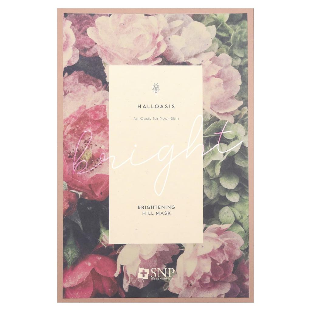 Haloasis Brightening Heal Beauty Sheet Mask, 10 Sheets, 25Ml (0.84Fl Oz) Each