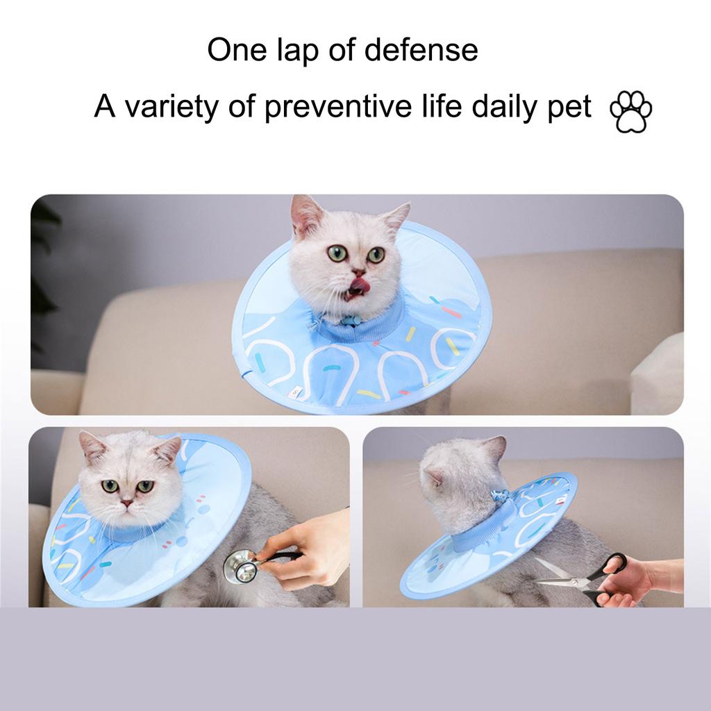 Soft and Lightweight Cats Recovery Collar Healing Collar for Kittens and Puppies to Prevent Licking After Surgeries