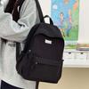 Schoolbag fashion high sense large capacity bag women's 1011 new super fire shoulder support simple casual backpack