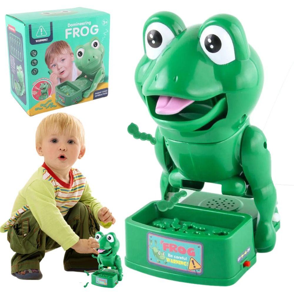 Multifunctional Stealing Insect Frog Biting Prank Toys Plastics Frog Board Games  Birthday Gift