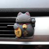 Car Air Freshener Lucky Cat Fragrance Diffuser Resin Art Perfume Clip Car Air Conditioner Outlet Vent Auto Interior Accessories