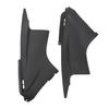 1 Pair Motorcycle Side Air Duct Cover Fairing Insert Black Left Right Fairing Deflector Cover for YZF R6 2003 to 2005