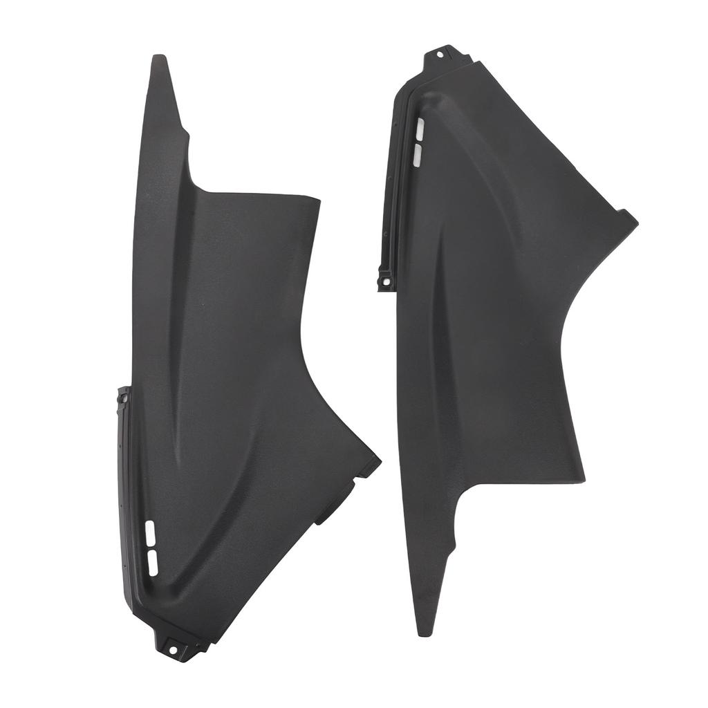 1 Pair Motorcycle Side Air Duct Cover Fairing Insert Black Left Right Fairing Deflector Cover for YZF R6 2003 to 2005