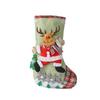 Large Linen Christmas Stockings Christmas Tree Decoration Pendant Cute Candy Gift Bag Holiday Decoration Stockings