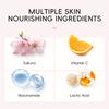 Sakura Cherry Blossom & Rice Bran Body Scrub - Gentle Exfoliating Physical Scrub with Vitamin C & Niacinamide Cherry Blossom Scrub