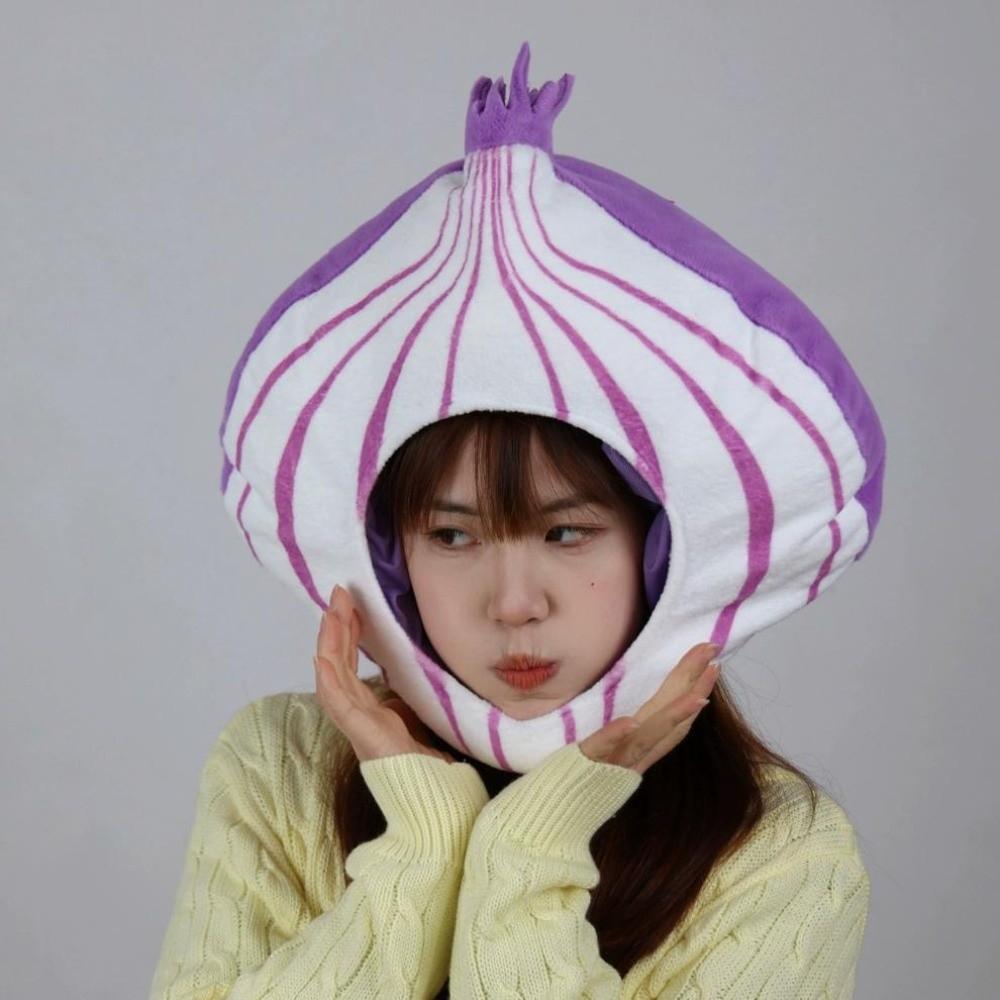 Creative Fruit and Vegetable Hat Playful Pullover Cap Potato Nutrition Month Hat  Kids Adults