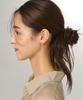 Earrings K10 Ball Chain Front and Back Stud Earrings 40576542 Yellow Gold 00 [Kokoshnik] Women's (100)