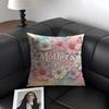 Mothers Day Cushion Cover Natural Linen Organic Fabric DoubleSided Printing Sofa Home Decor Gift Pillow Case