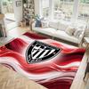 Athletic Bilbao Football Design Crystal Velvet Carpet Cozy Non?Slip Printed Rug For Bedroom Living Room Entrance