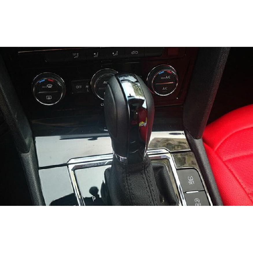 For Volkswagen Jetta Mk7 Console Gear Shift Knob Strip Black Titanium 2019-2021