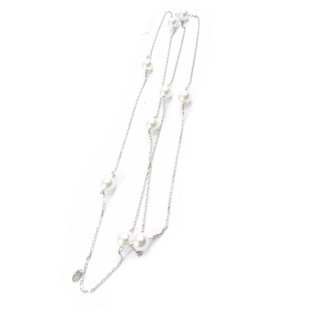 Les Trésors De Lily [I3925] - Collier Sautoir 'Perla' blanc