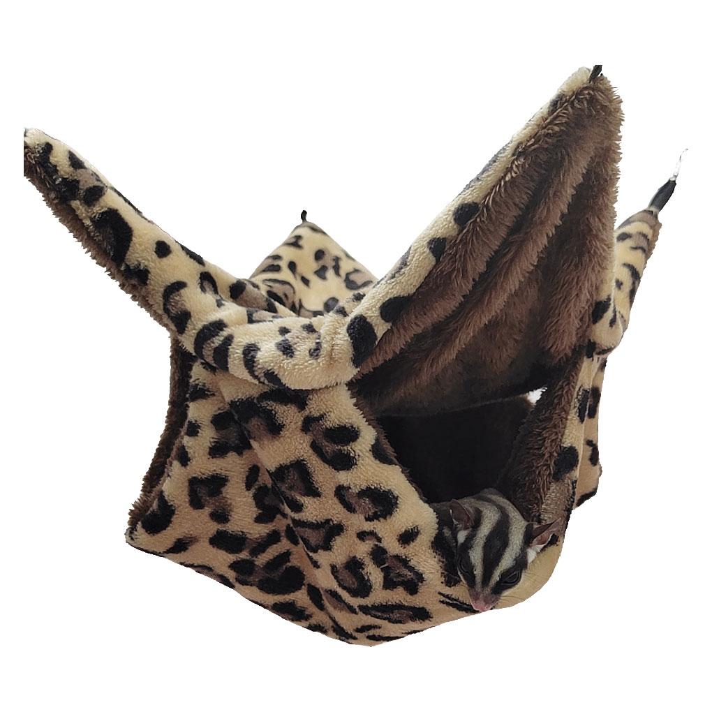 

Rat Hammock Handmade Keep Warm Hanging Bed Fluffy Animals Cages Hammocks Sweet Gift Pet Supplies for Hamster Squirrel 34*34