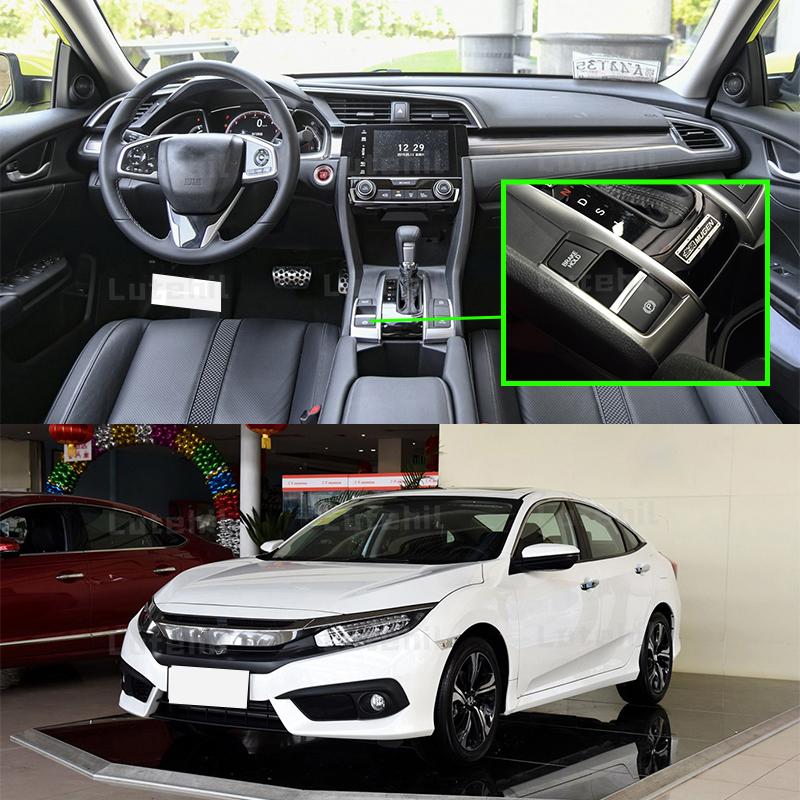 For Honda Civic 2016- 17 18 19 20 21 Double Layer Car Floor Mats  Auto Foot Pads Carpet Cover Interior Accessories