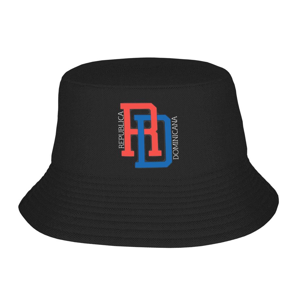 Dominican Republic Flag Hispanic Heritage Bucket Hat For Men Beach Floppy Hat Street Foldable For Camping Fishing Caps Bob Hat