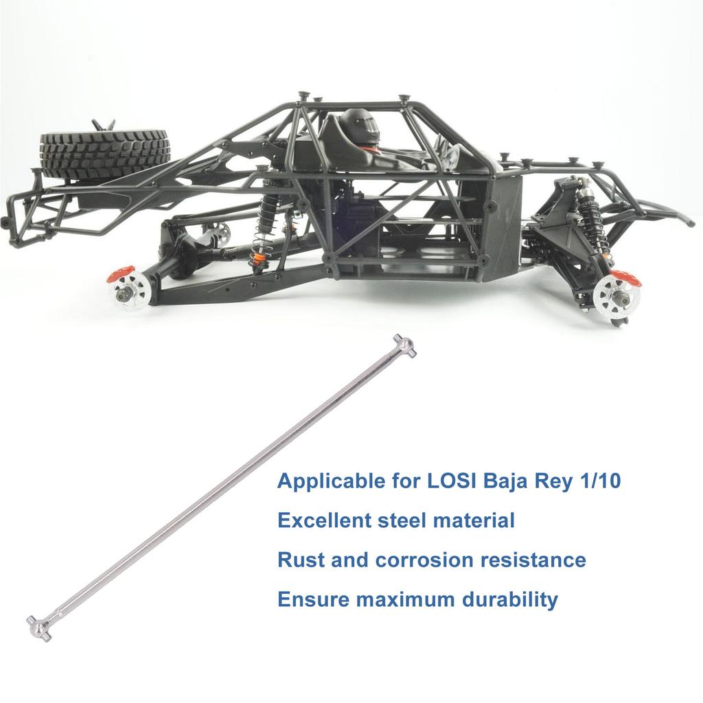 RC Center Drive Shaft Steel Rust Corrosion Resistance Standard Drive Shaft for LOSI   1Celsius10 Remote Control Car