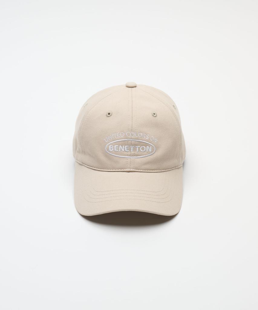 Benetong Logo Ball Cap - [Beige]