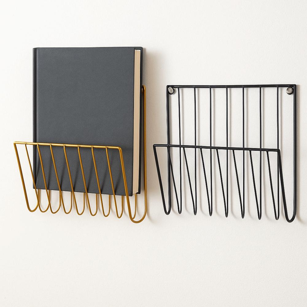 Metal Wall Files Folder Wall Mounted Door Hanging Organizers Tabletop Display Stand  Office