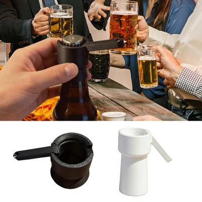 Bottlecap Shoots Launcher Creative Fun Beer Bottle Opener Lever Design Bottle Caps Remover Easy Operation For Home Bar Party