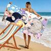 Love and Deepspace-inspired 2D Flat Print Beach Towel, Large Soft Quick Dry Towel for Beach Camping SwimmingXSTJ0915232