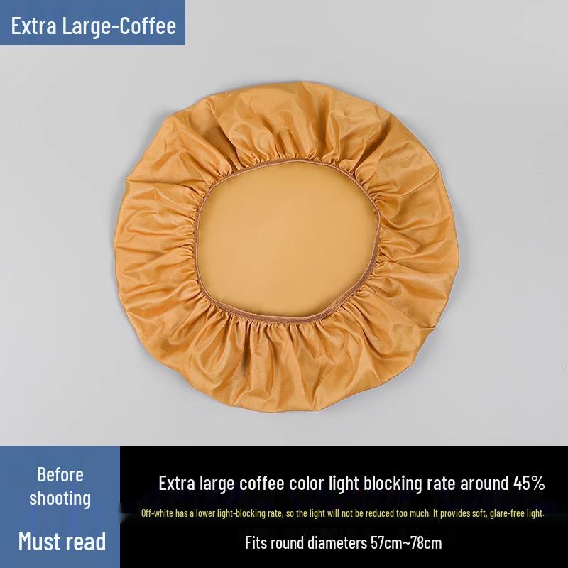 Anti-Glare Lampshade for Table and Ceiling Lamps - Parchment Film Shell Cover Lighting Accessory