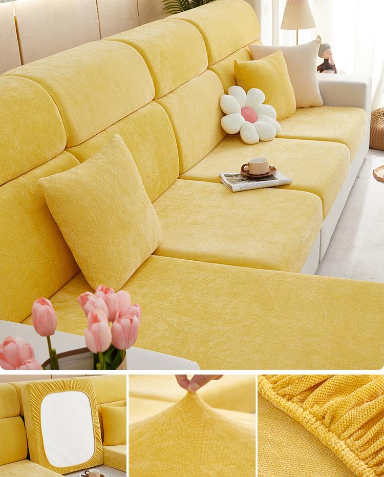 1Pc Elastic Sofa Slipcover Soft Non-Slip Stretch Sofa Cover Home Living Room Sofa Protector Cover Home Decor 1pc S