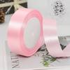 1pc 25 Yards X 2.5cm Wide Colorful Satin Ribbon Gift Wrapping Ribbon, Wedding Decorating, Baking Supplies