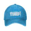 Yuuup popolare banditore d'asta con martelletto Cappellino da baseball Cappello da pesca Cappellino personalizzato Cappello alla moda Per Uomini DonneS
