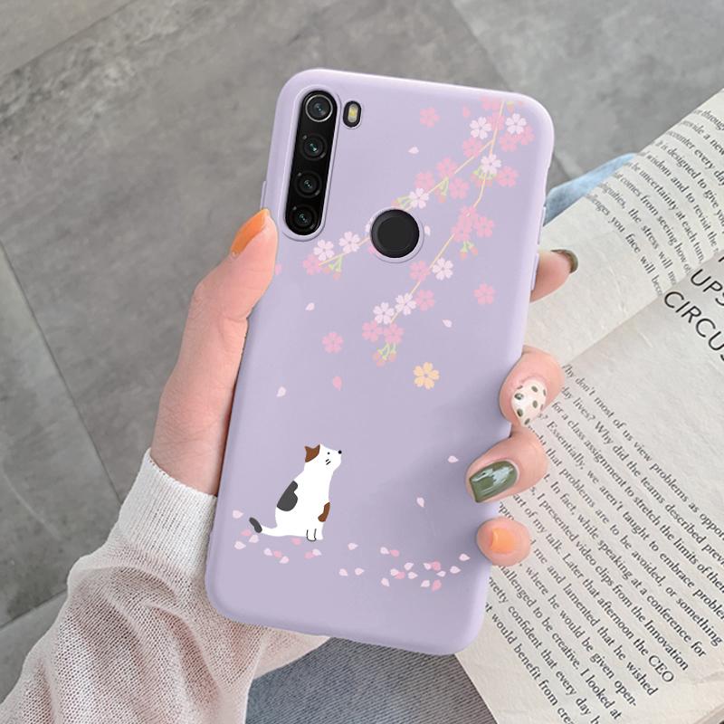 For Redmi Note 8 Pro 8T Back Cover Protective Case Soft Silicone Cute Cartoon Cat Frog Funda Phone Case For Xiaomi Redmi Note 8