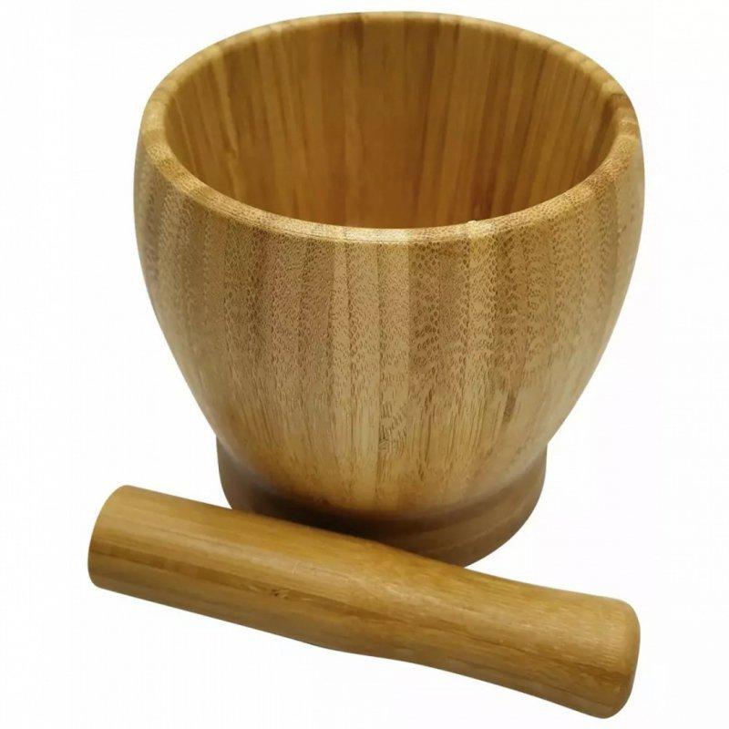 Kuchenny Moździerz Bambusowy 11Cm Kinghoff Kh-1617